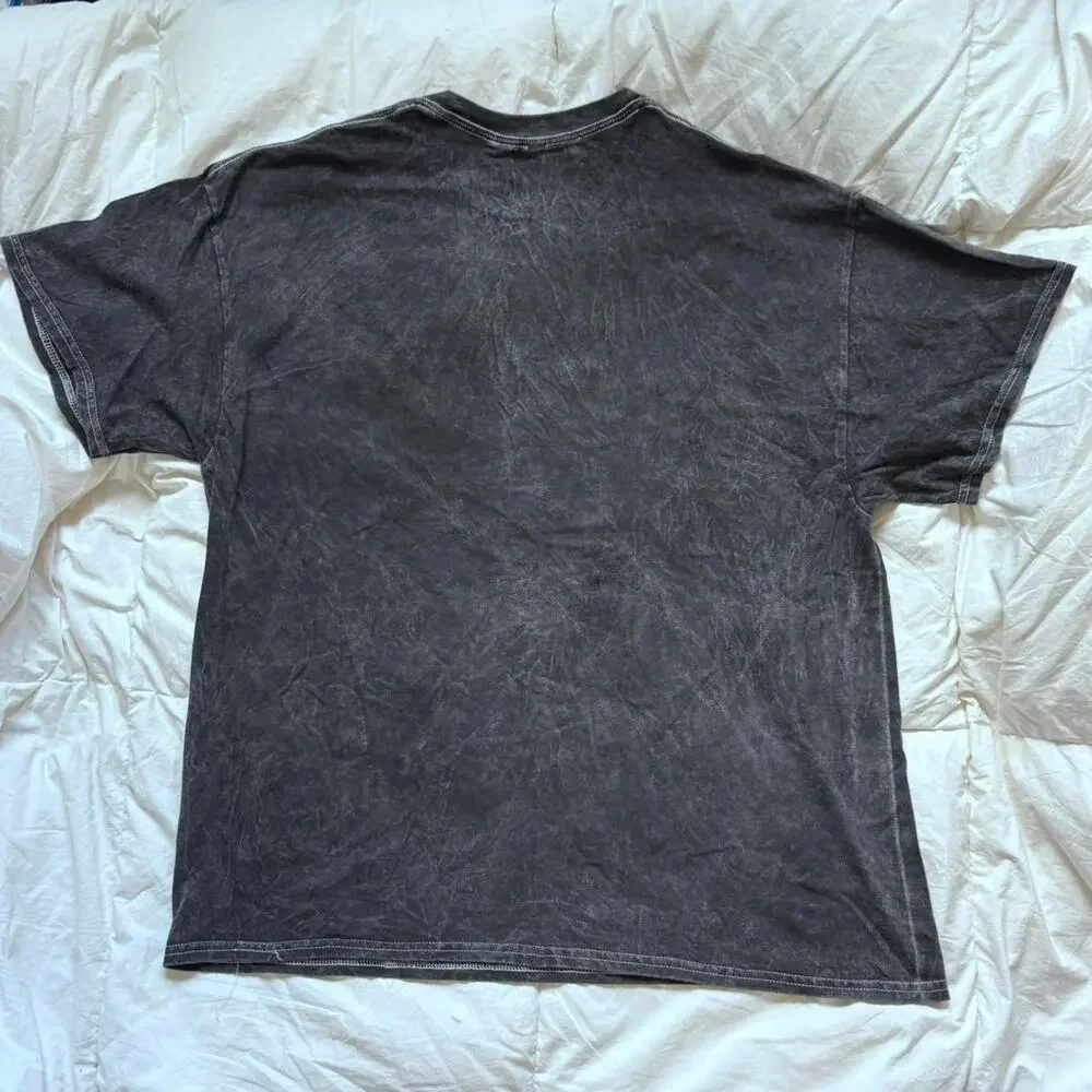 Nirvana smiley graphic band tee m‎ casual cotton alt grunge short sleeve emo